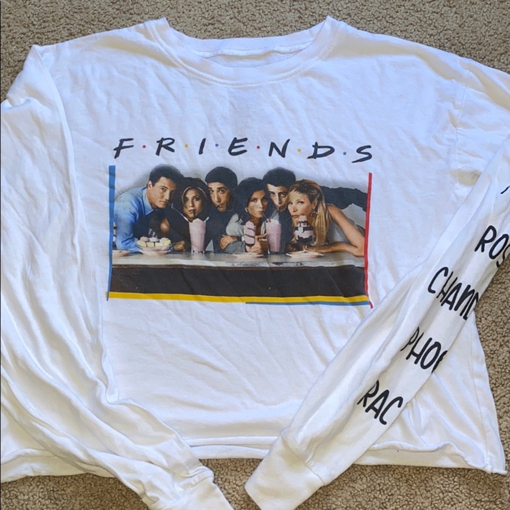 Friends cropped long sleeve
